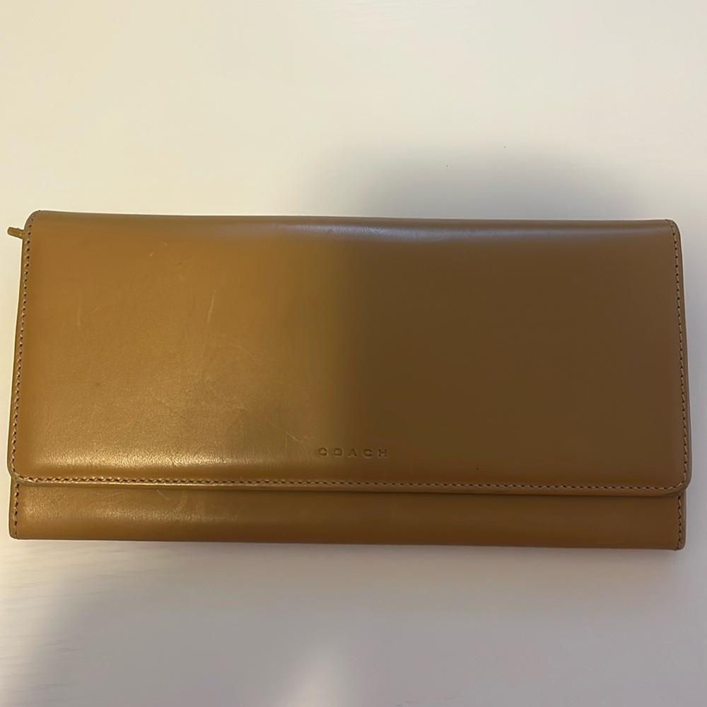 Coach Brown Leather Wallet